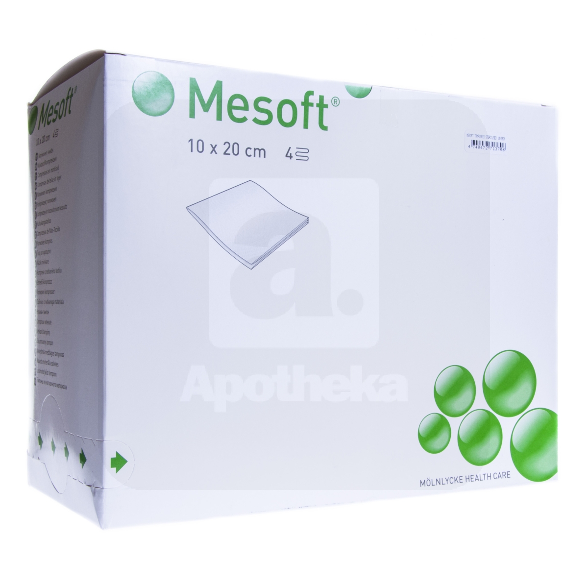 MESOFT TAMPOONID STERIILSED 10X20CM N5X24 - Изображение товара