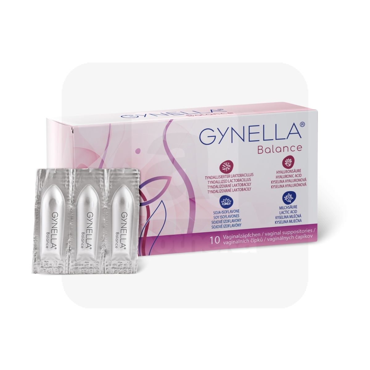 GYNELLA BALANCE VAGINAALSED SUPOSIIDID N10 - Изображение товара