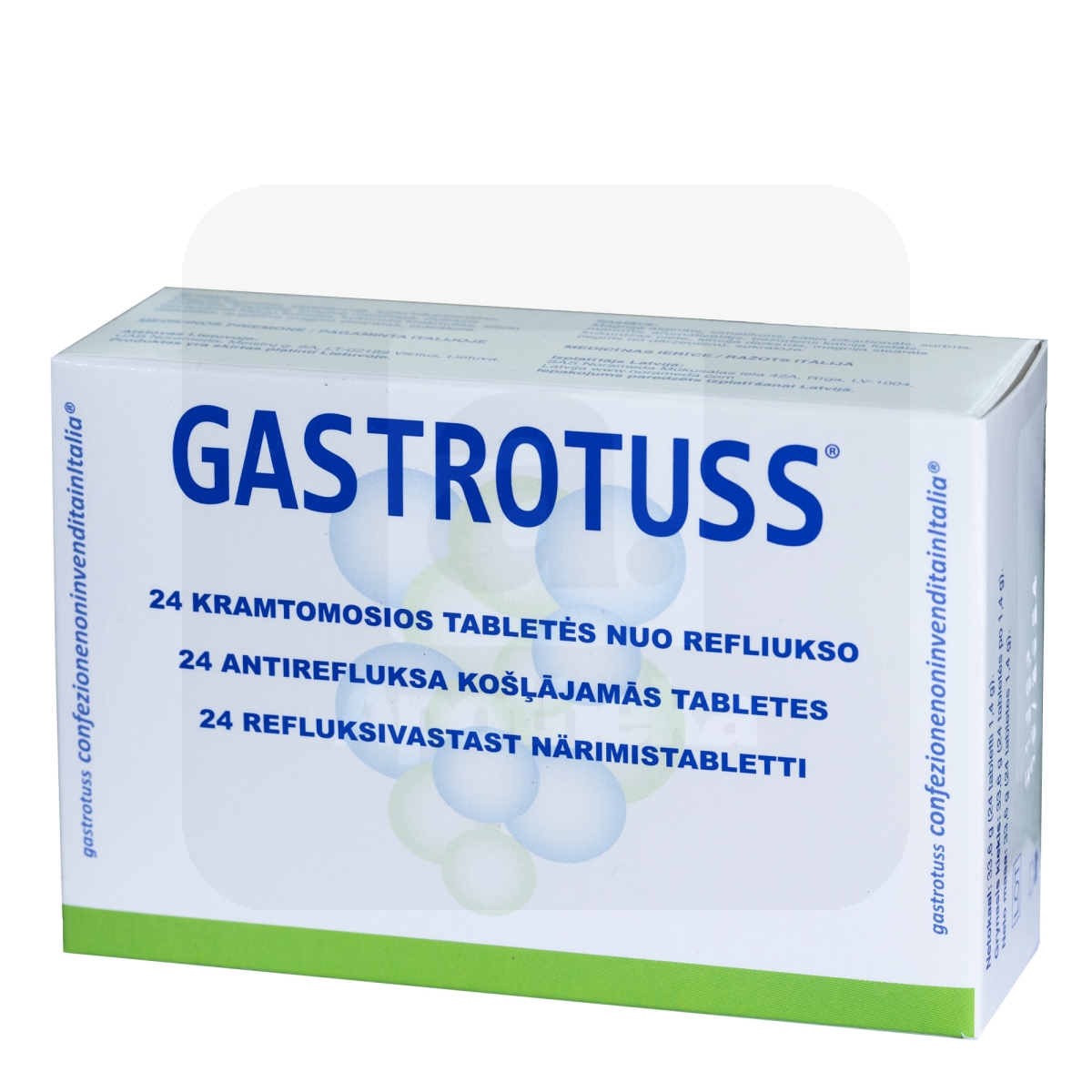 GASTROTUSS REFLUKSIVASTASED NÄRIMISTABLETID N24 - Изображение товара