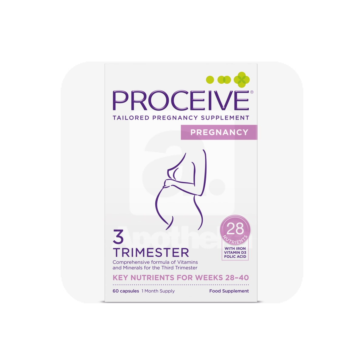 PROCEIVE PREGNANCY TRIMESTER 3 KAPSLID N60 - Изображение товара