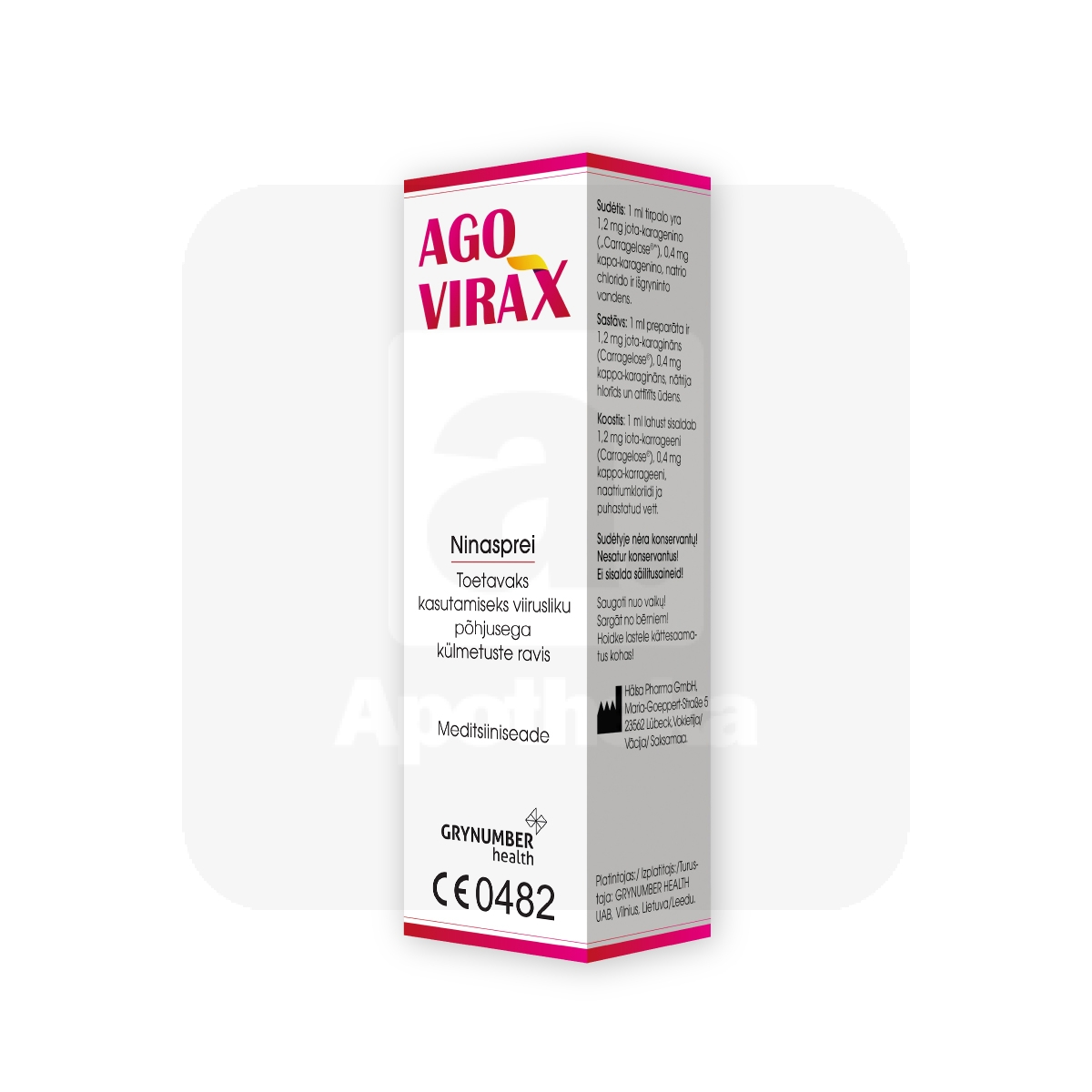 AGOVIRAX NASAL SPREI 20ML