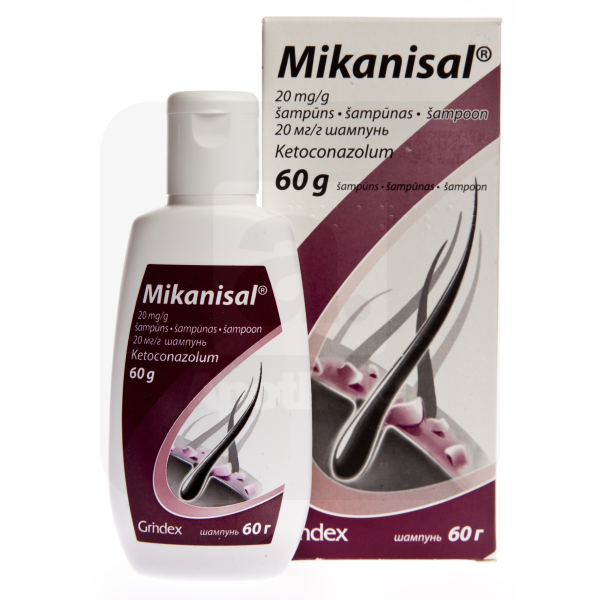 MIKANISAL SHAMPOON 20MG/G 60G - Изображение товара