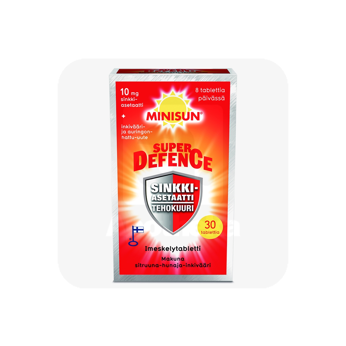 MINISUN SUPER DEFENCE ZN+ECHINACEA+INGVER NÄRIMISTBL N30