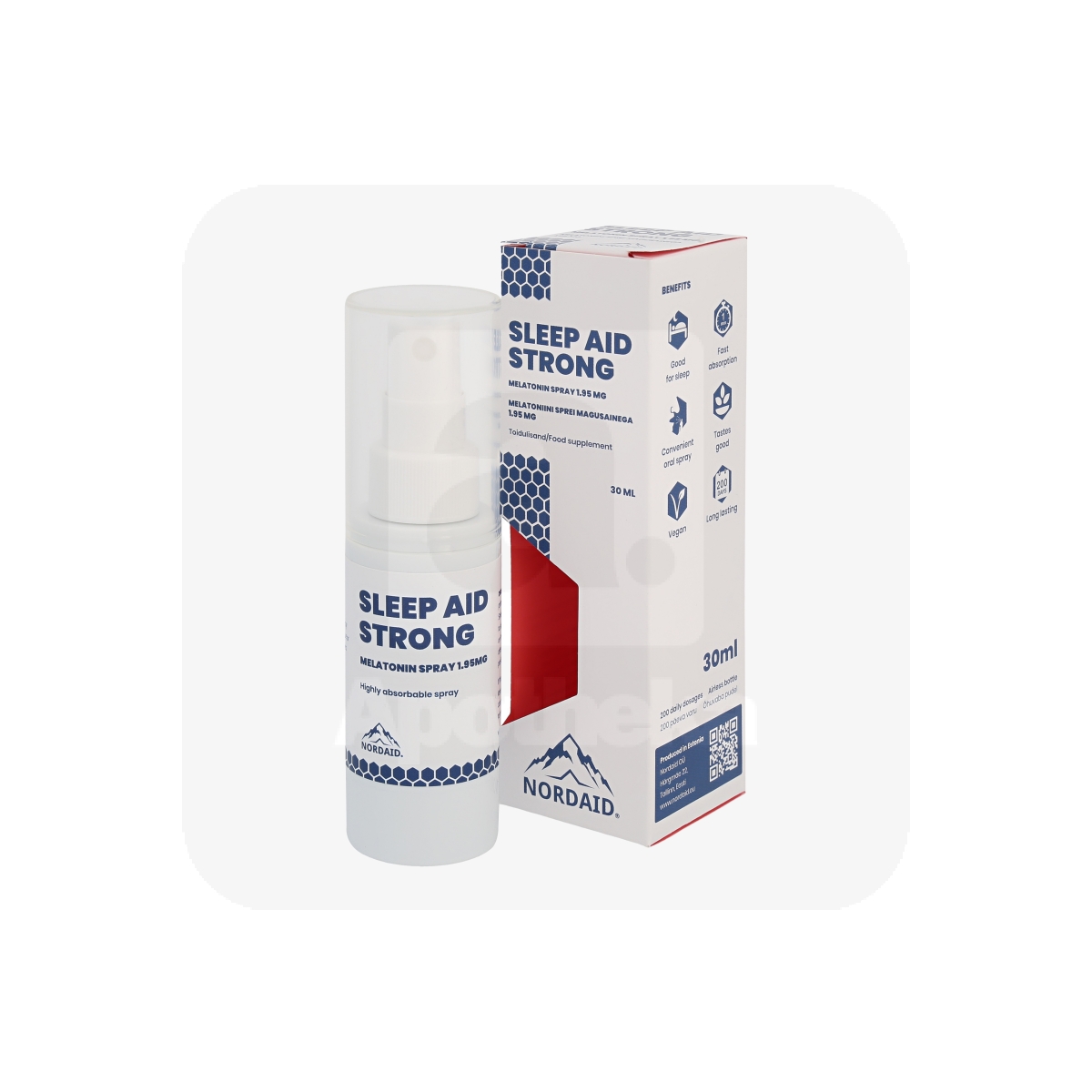 NORDAID SLEEP AID STRONG MELATONIIN 1,95MG 30ML - Изображение товара