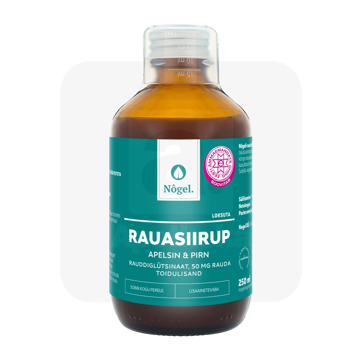 NÕGEL RAUASIIRUP 50MG 250ML