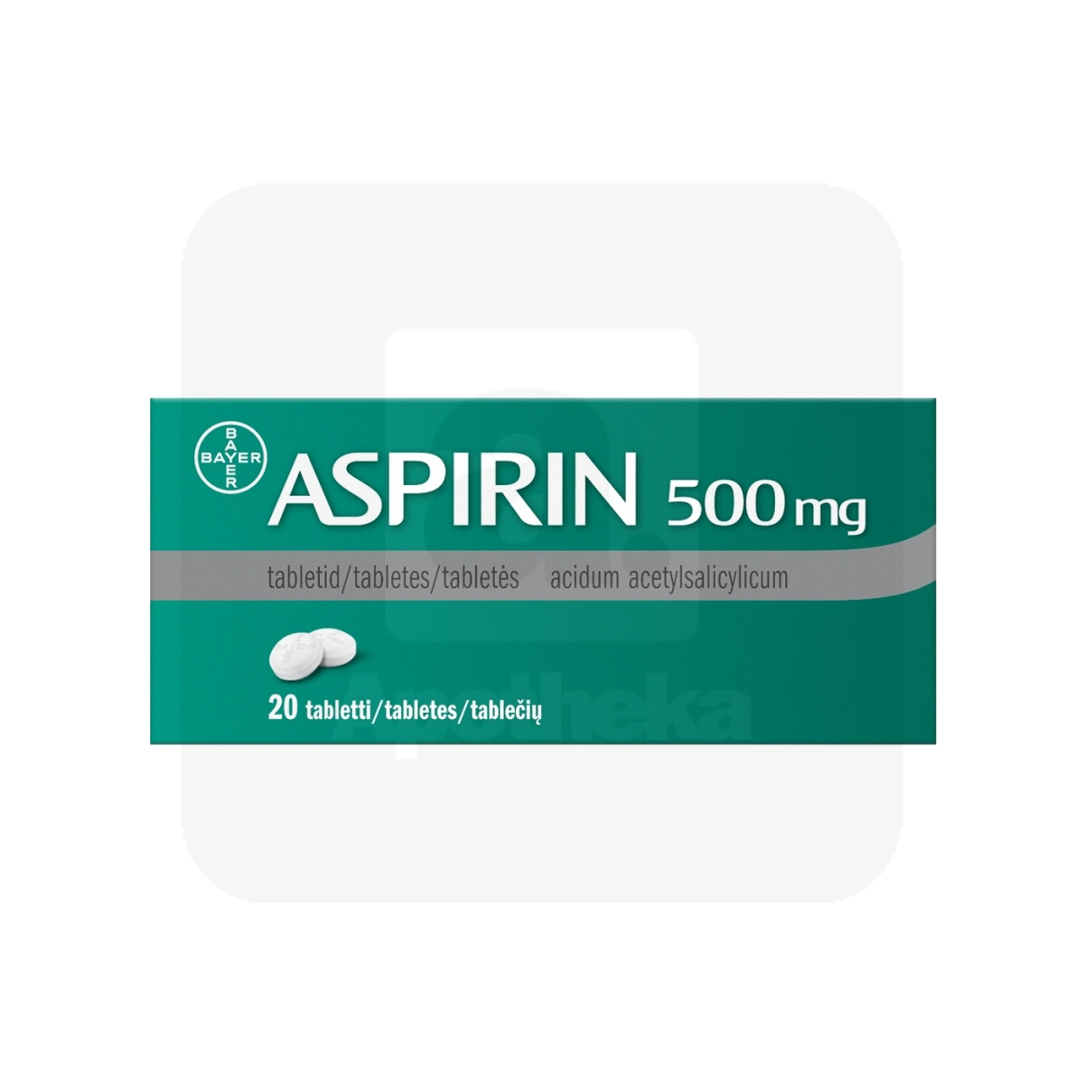 ASPIRIN TBL 500MG N20 - Изображение товара