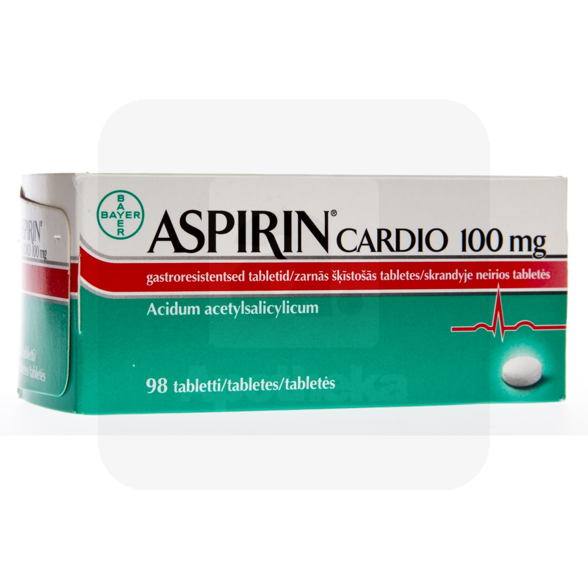 ASPIRIN CARDIO GASTRORESIST TBL 100MG N98 - Изображение товара