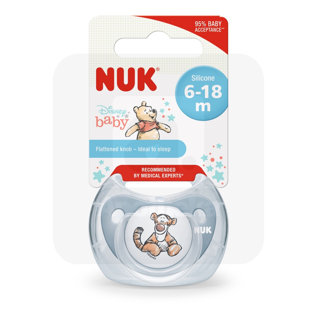 NUK RÕNGASLUTT DISNEY 6-18 KUUD SIL N1 - Изображение товара