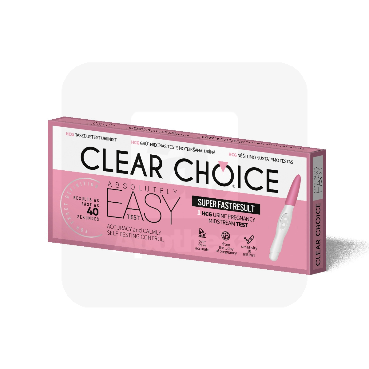 RASEDUSTEST CLEAR CHOICE EASY UUS