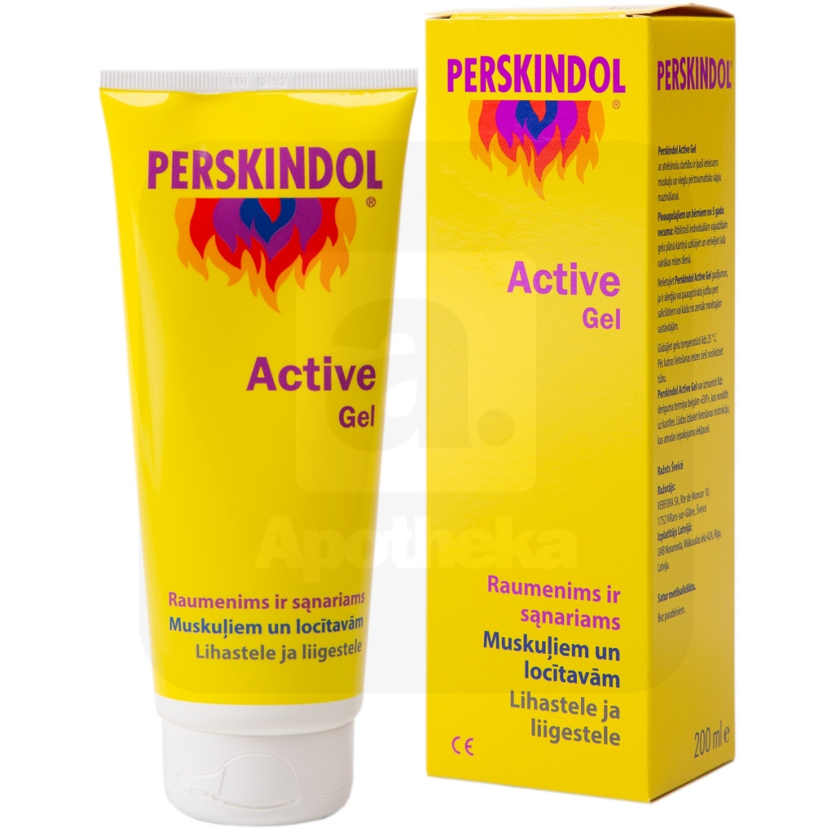 PERSKINDOL ACTIVE GEL 200ML - Изображение товара