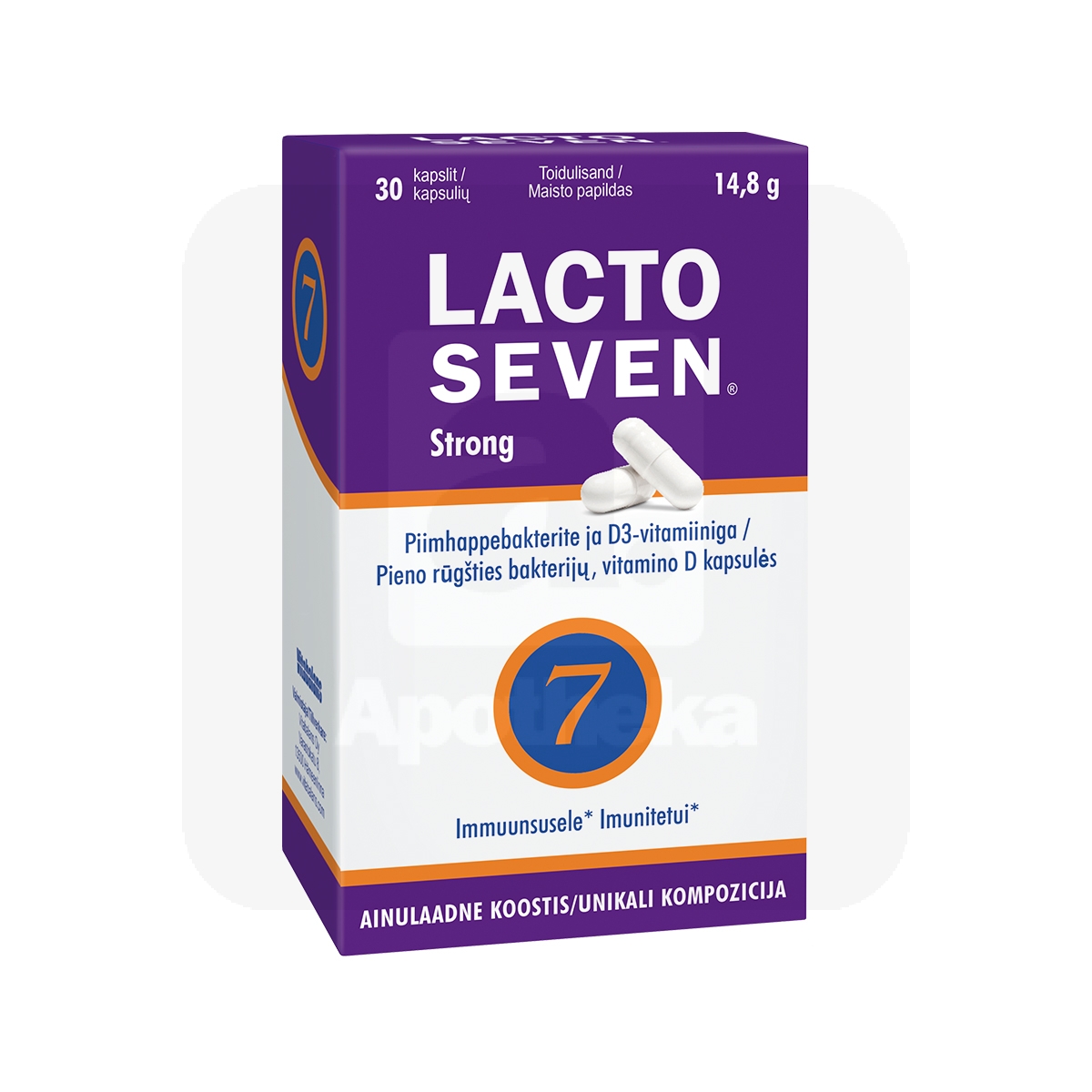 LACTOSEVEN STRONG CAPS N30 - Изображение товара