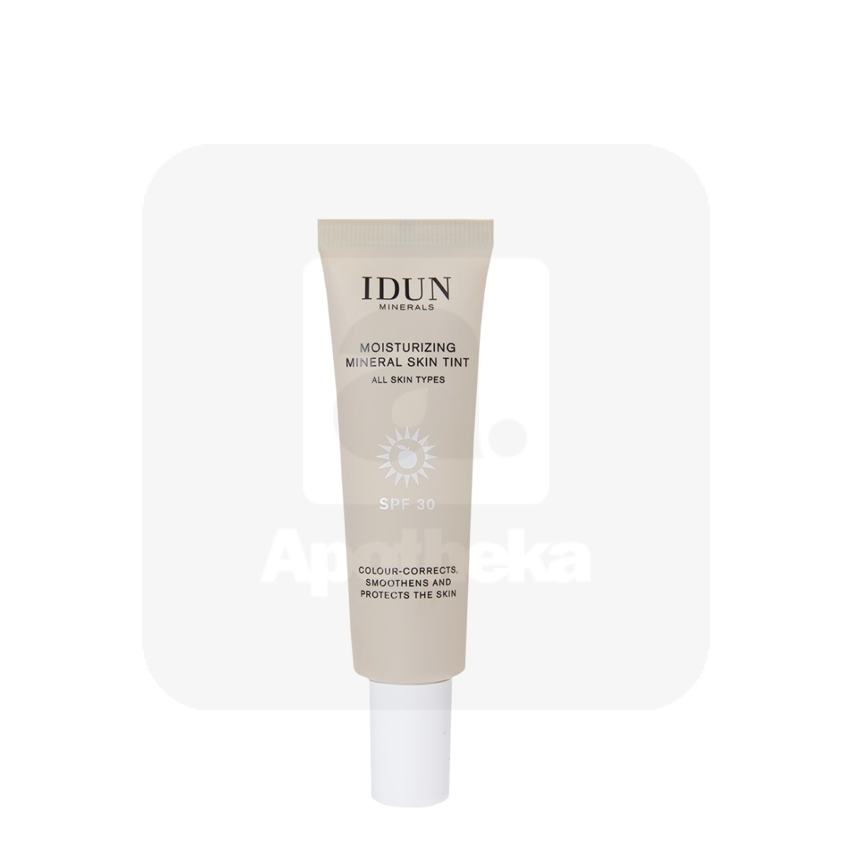 IDUN PÄIKESEKAITSE-EMULSIOON TOONIGA SPF30 HELE/KESKMINE 27ML - Изображение товара