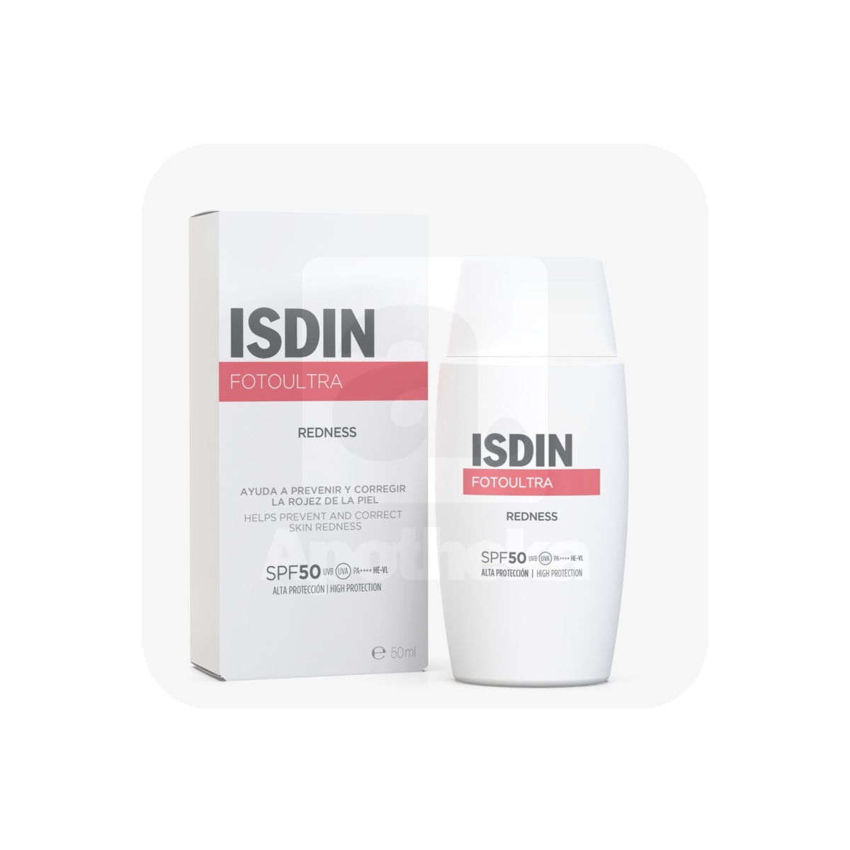 ISDIN PÄIKSEKAITSELOSJOON PUNETAVALE NAHALE SPF50 50ML - Изображение товара 1