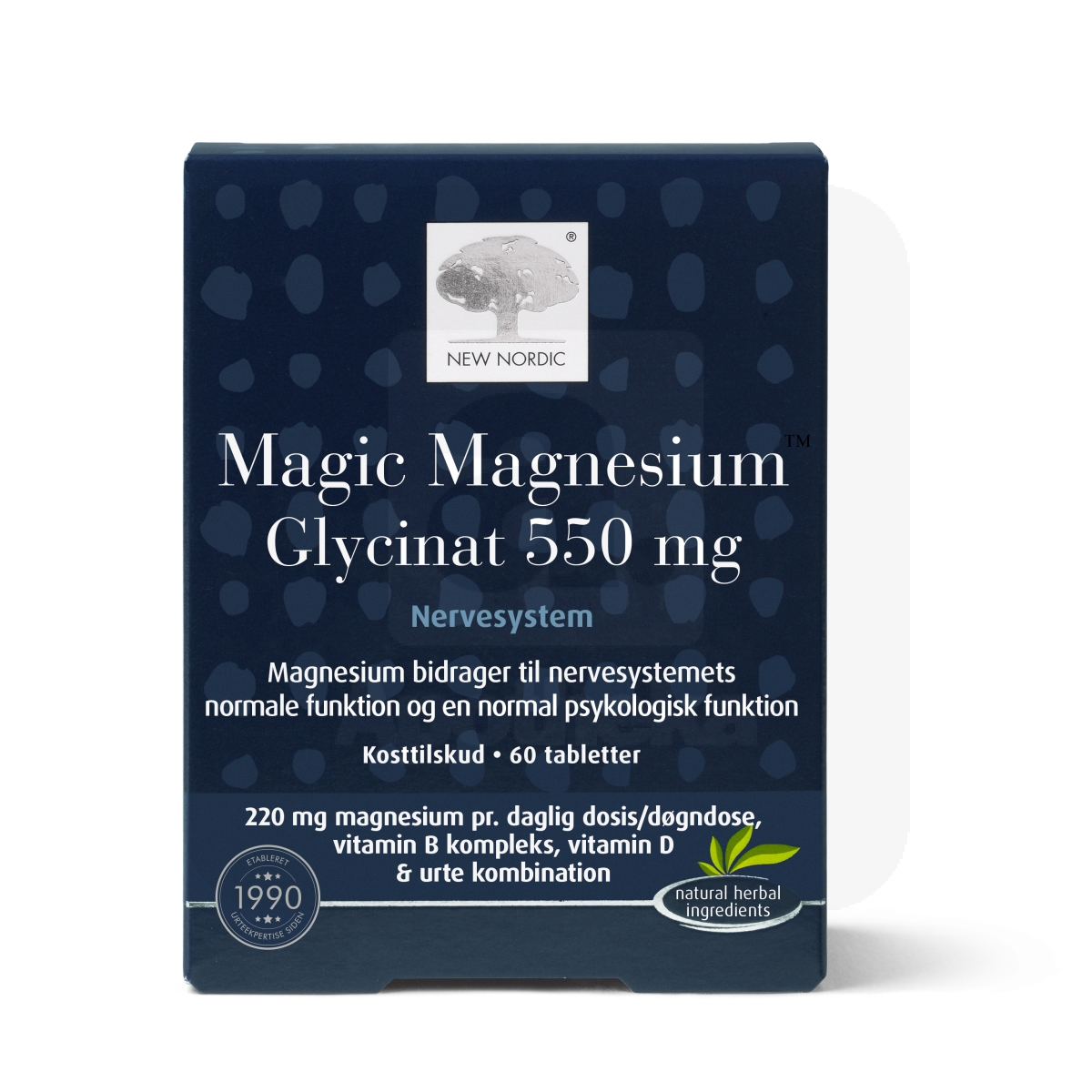 NEW NORDIC MAGIC MAGNESIUM GLYCINAT 550MG N60 - Изображение товара