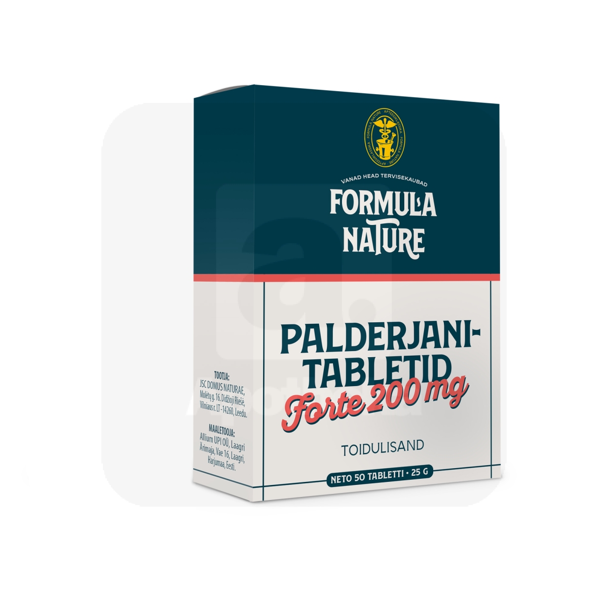 FORMULA NATURE PALDERJANITABLETID FORTE 200MG N50