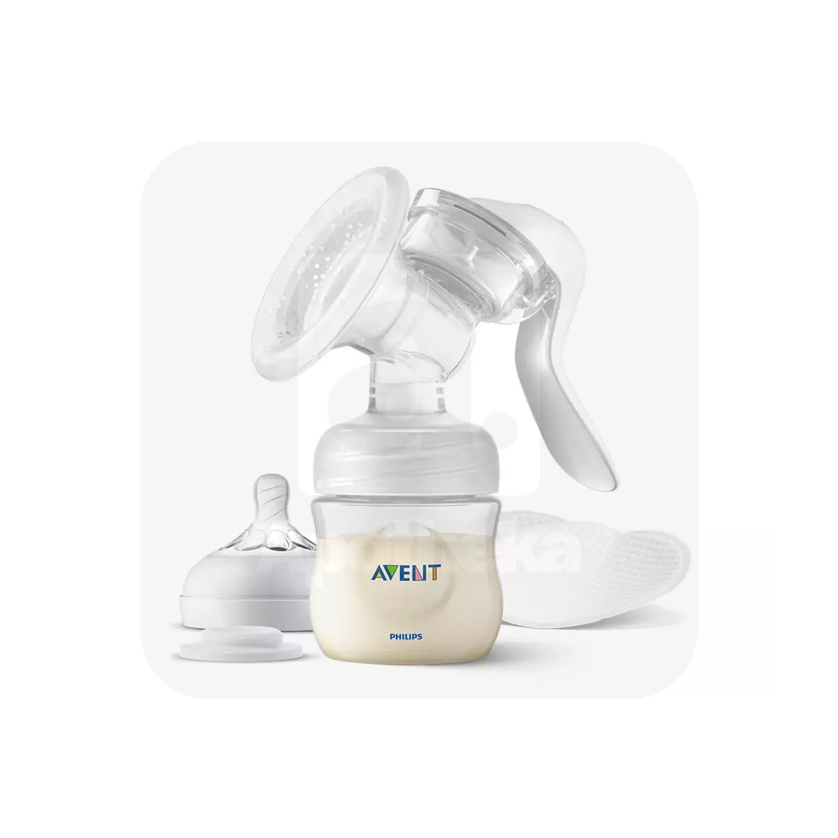 AVENT RINNAPUMP MANUAALNE+NATURAL LUTIPUDEL 125ML - Изображение товара