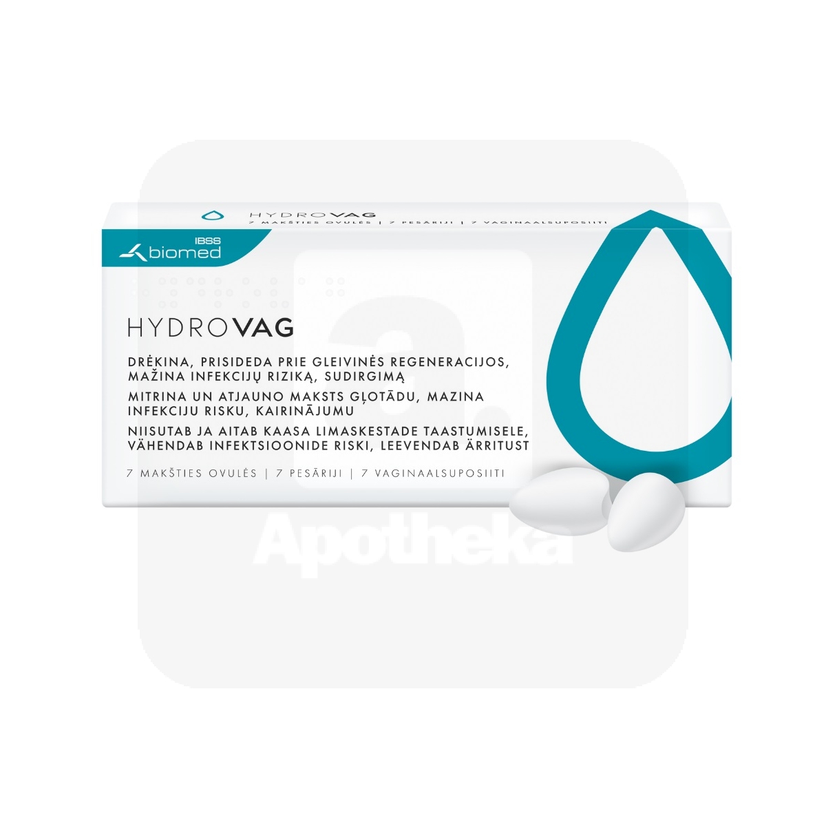 HYDROVAG VAGINAALSUPOSIIDID N7 - Изображение товара