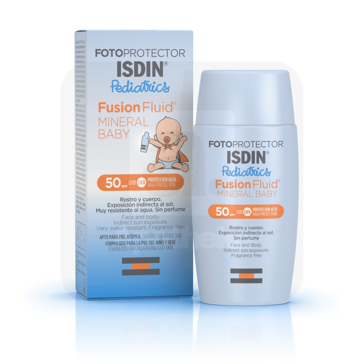 ISDIN PÄIKESEKAITSEEMULSIOON LASTELE MINERAALNE SPF50 50ML