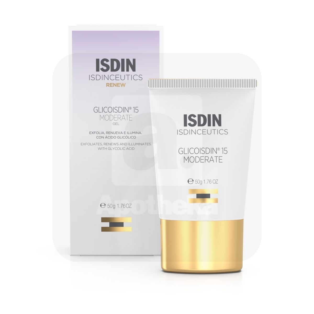 ISDIN GLICOISDIN 15 KOORIV GEEL GLÜKOOLHAPPEGA 50G - Изображение товара 1