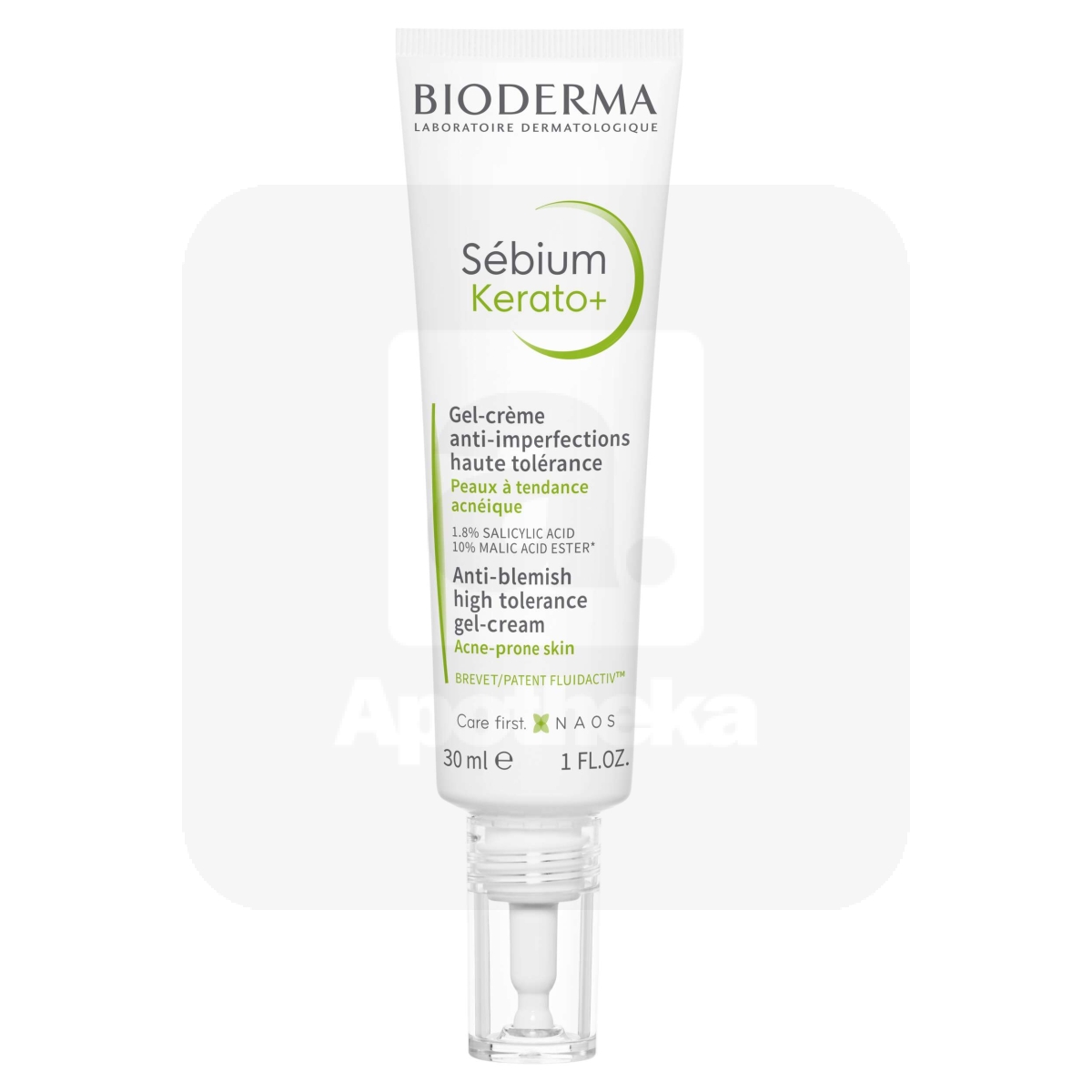 BIODERMA SEBIUM KERATO+ GEELKREEM AKNELISELE NAHALE 30ML