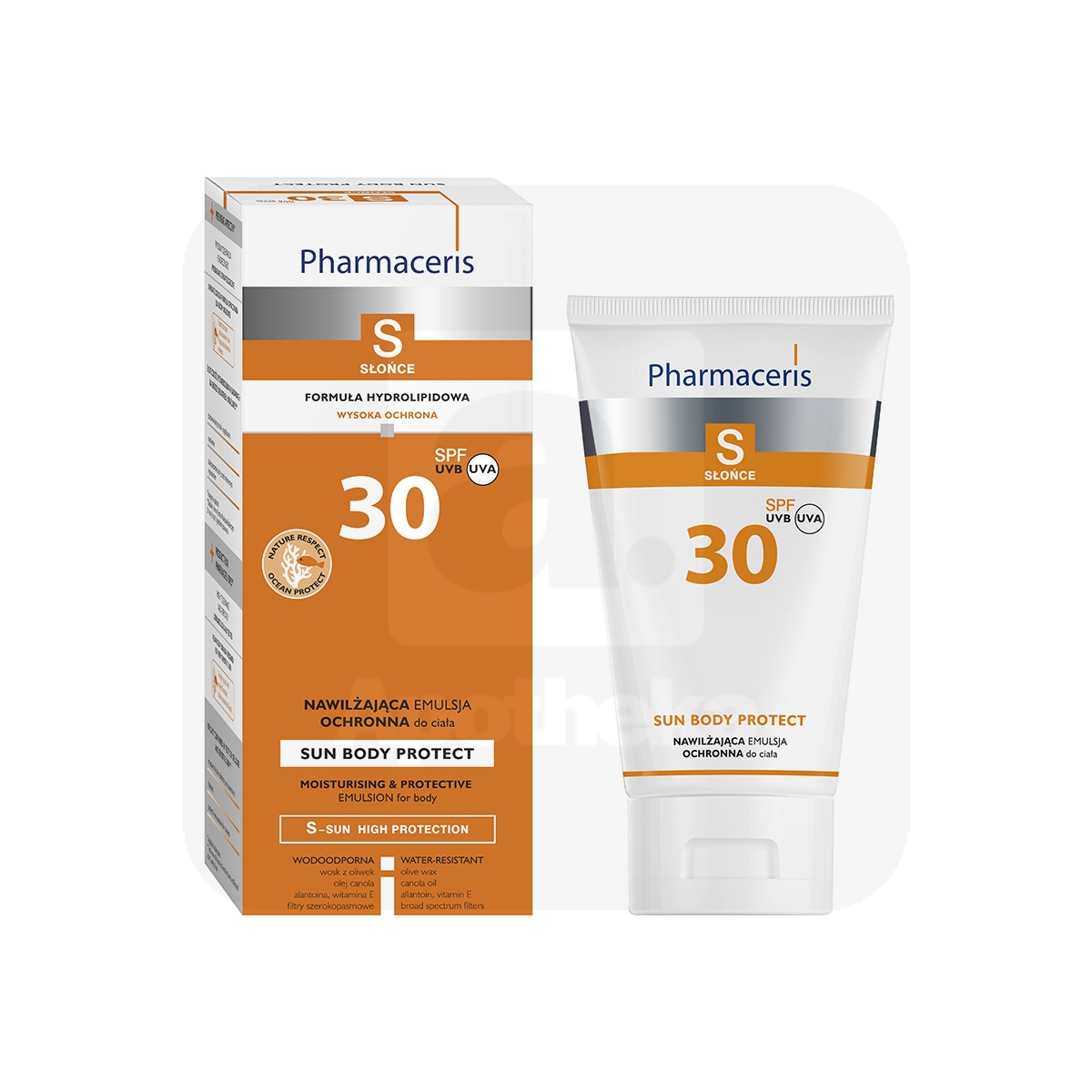 PHARMACERIS S PÄIKESEKAITSEKREEM NIISUTAV SPF30 150ML - Изображение товара