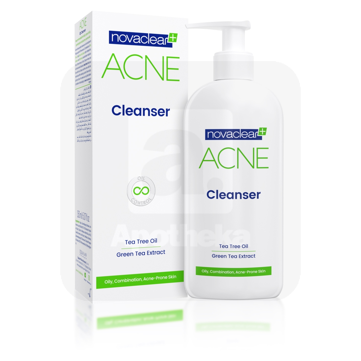 NOVACLEAR GREEN ACNE NÄOPESUVAHEND 150ML - Изображение товара