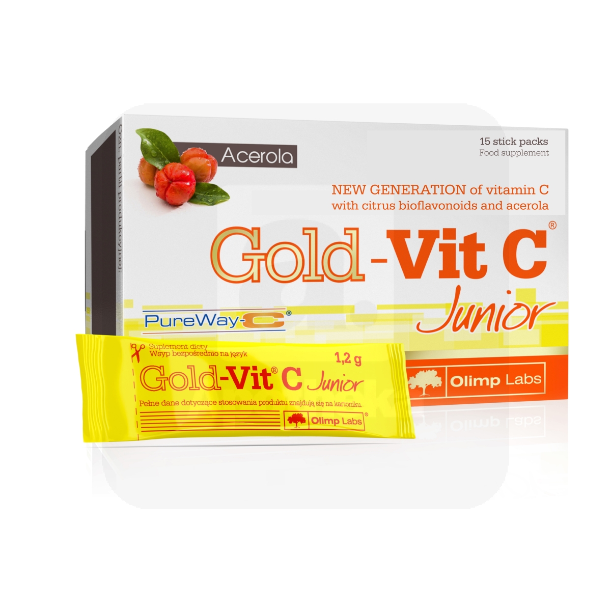 OLIMPLABS GOLD-VIT C JUNIOR PULBER VAARIKA N15 - Изображение товара