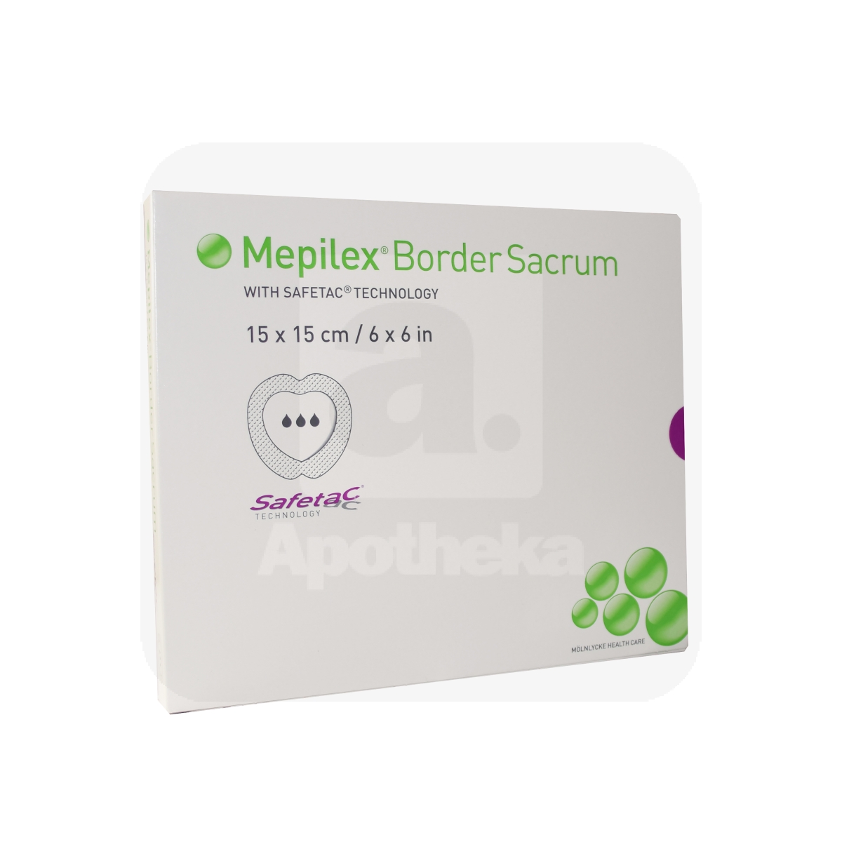 MEPILEX BORDER SACRUM PLAASTER 15X15CM N5 - Изображение товара