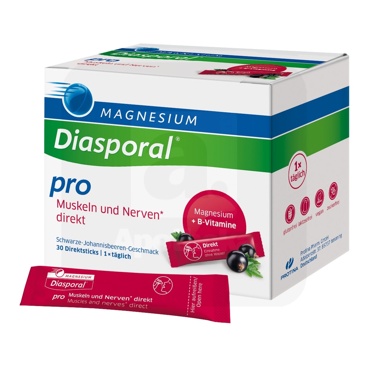 MAGNESIUM DIASPORAL PRO LIHASTELE, NÄRVIDELE DIREKT PLV N30 - Изображение товара