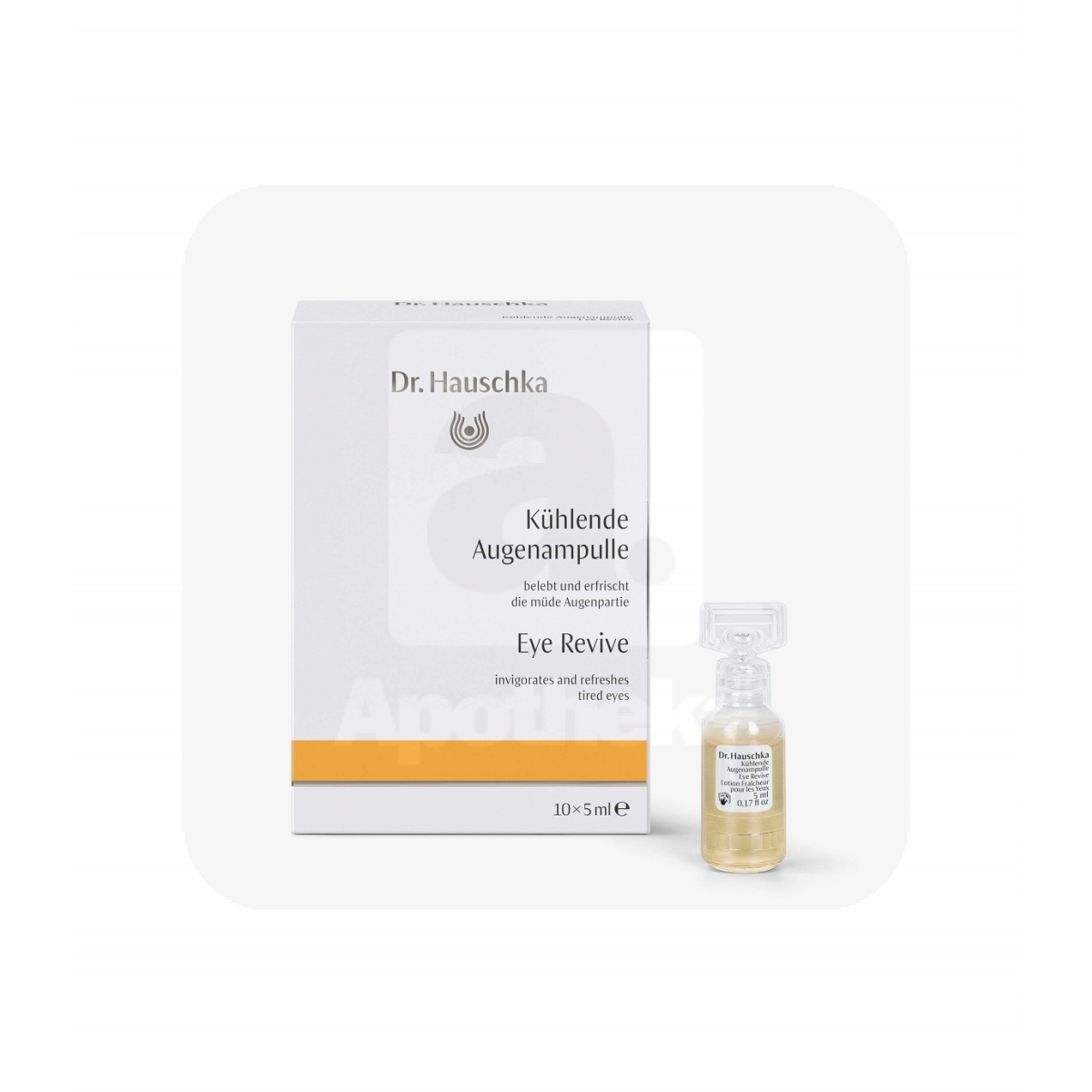 DR.HAUSCHKA VÄRSKENDAVAD SILMAKOMPRESSID 5ML N10 - Изображение товара