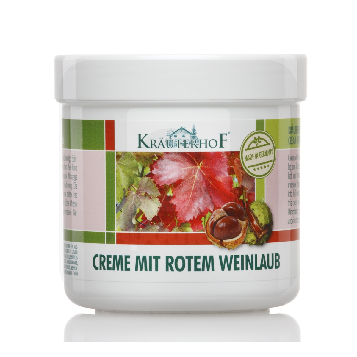 KRÄUTERHOF KREEM PUNANE VIINAPUU (VEENILAIENDITELE) 250ML