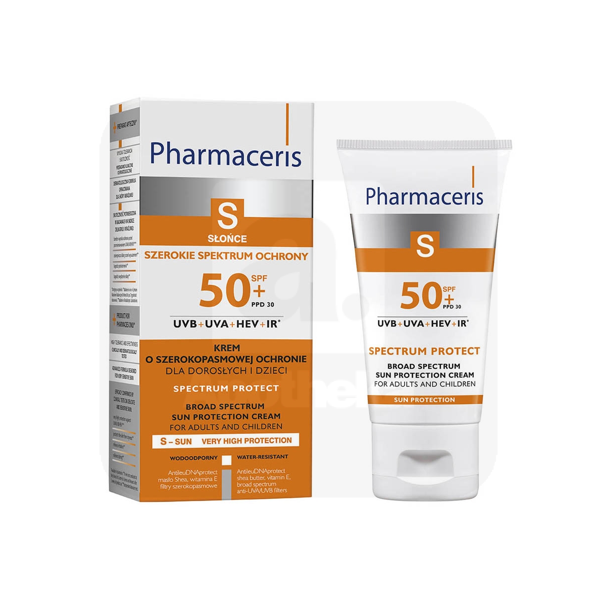 PHARMACERIS S PÄIKESEKAITSEKREEM NÄOLE SPF50+ 50ML - Изображение товара