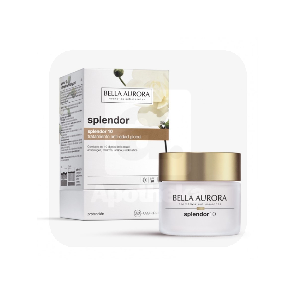 BELLA AURORA SPLENDOR PÄEVAKREEM KÕIKIDELE NAHATÜÜPIDELE 50ML - Изображение товара