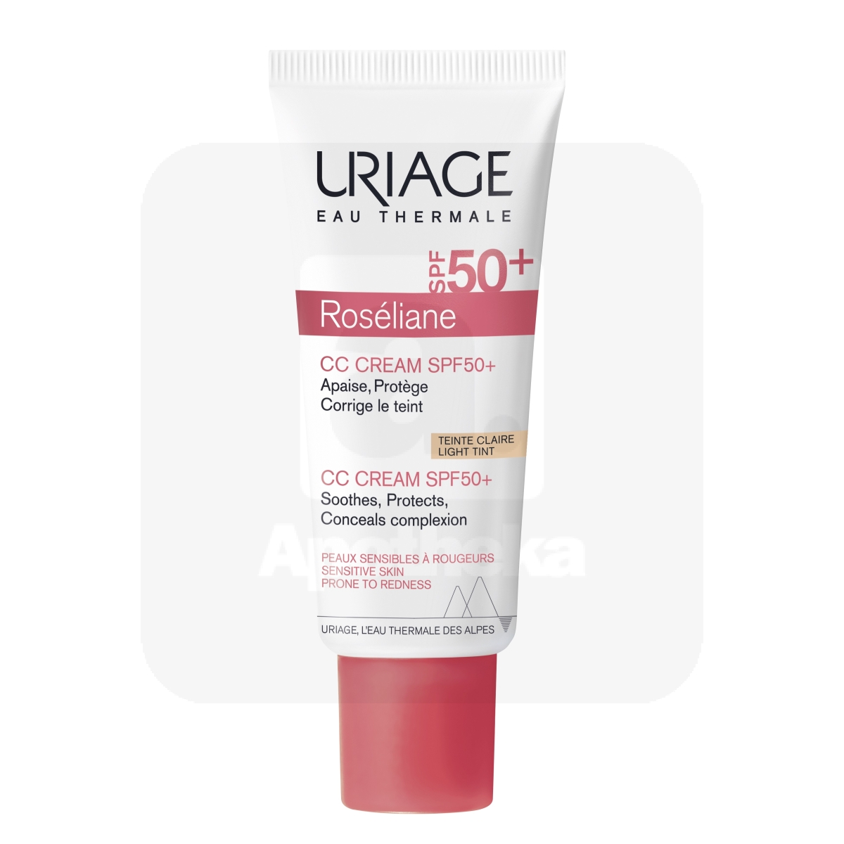 URIAGE ROSELIANE CC KREEM PUNETAV NAHK TOONIV SPF50+ 40ML - Изображение товара