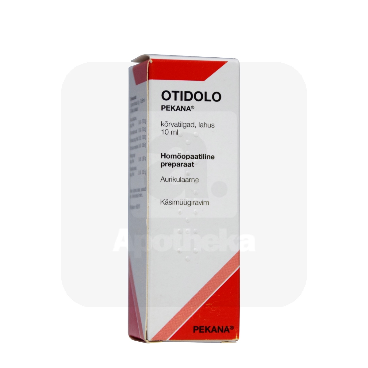 OTIDOLO PEKANA KÕRVATILGAD 10ML - Изображение товара