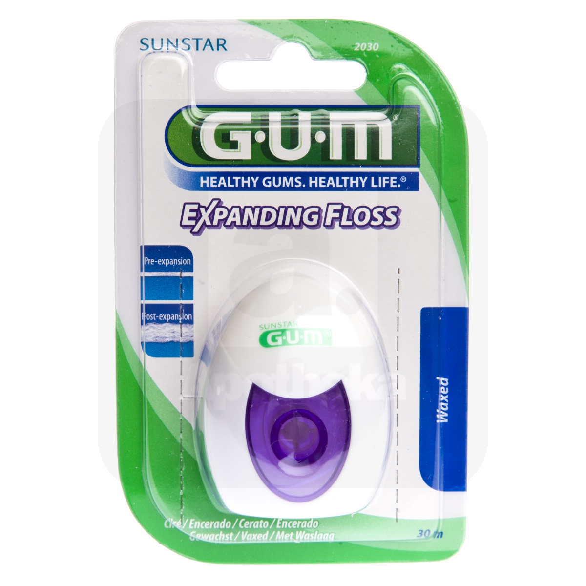 GUM EXPANDING ЗУБНАЯ НИТЬ 30M /2030/