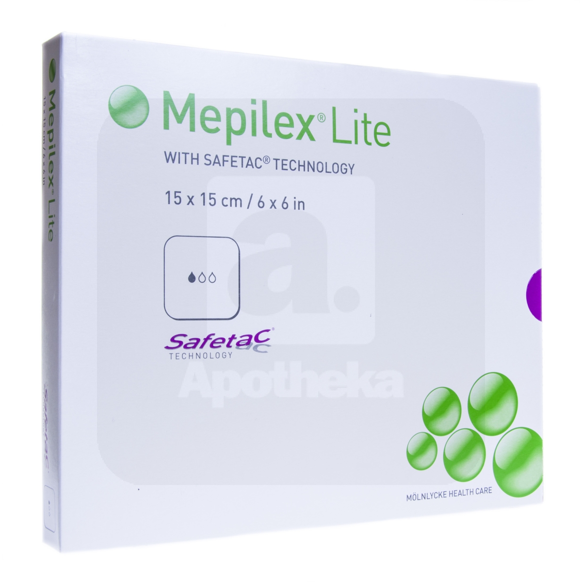 MEPILEX LITE SILIKOONHAAVAPADI STERIILNE 15X15CM N5 - Изображение товара