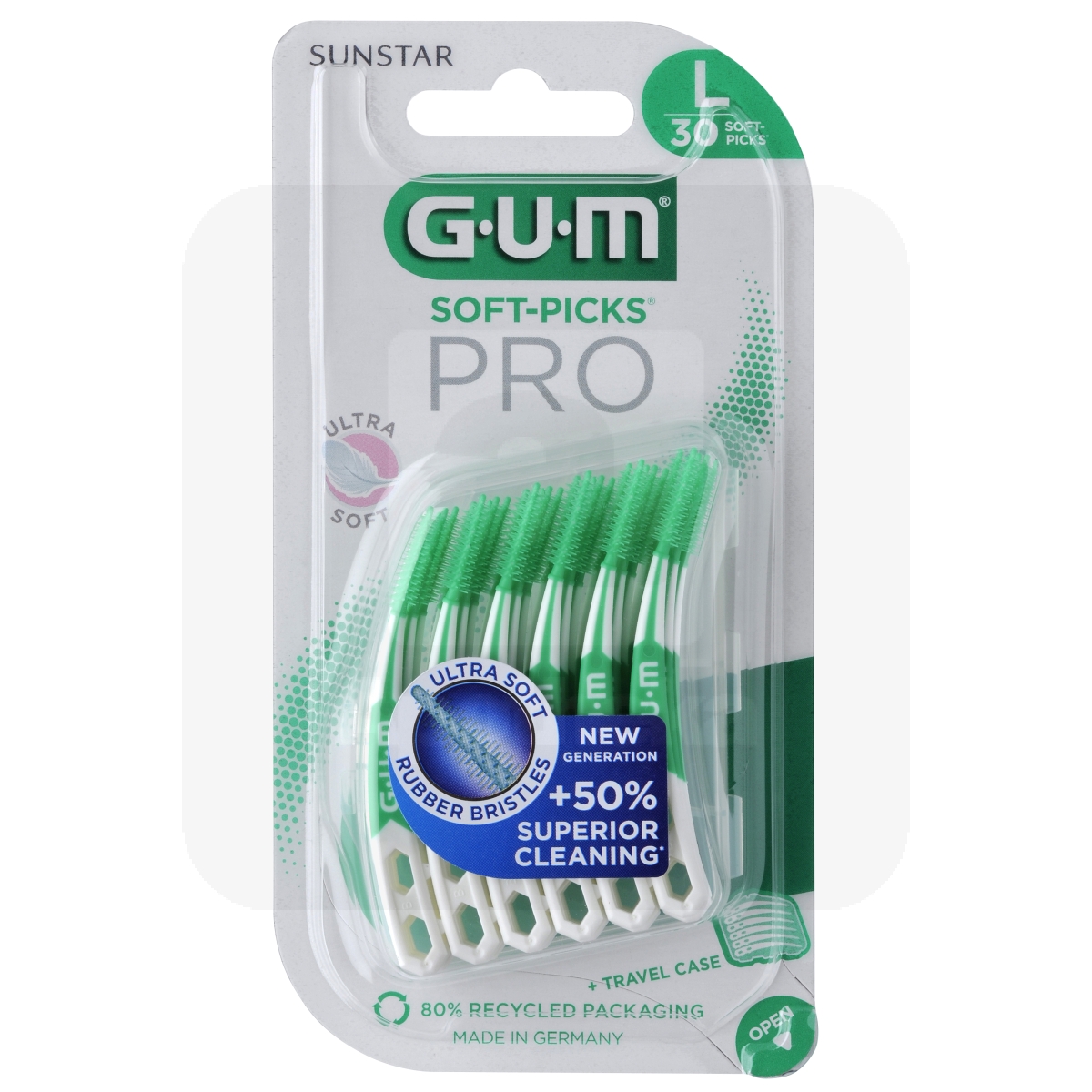 GUM SOFT-PICKS PRO HAMBATIKUD LARGE N30 - Изображение товара