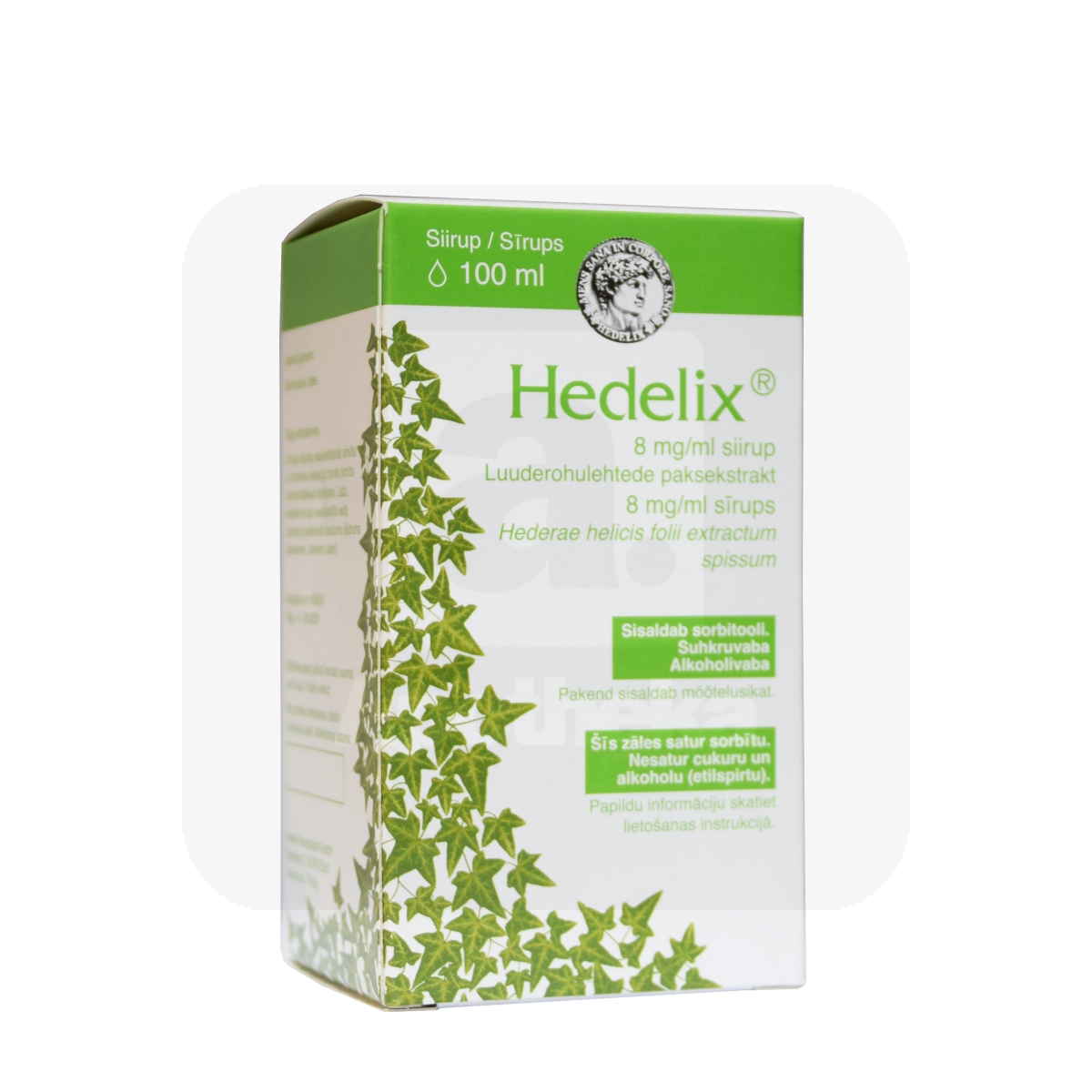 HEDELIX SIIRUP 8MG/ML 100ML - Изображение товара