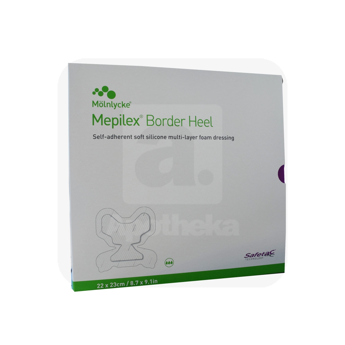 MEPILEX BORDER HEEL 22X23CM VAHTMATERJALIST PLAASTER, N6 - Изображение товара