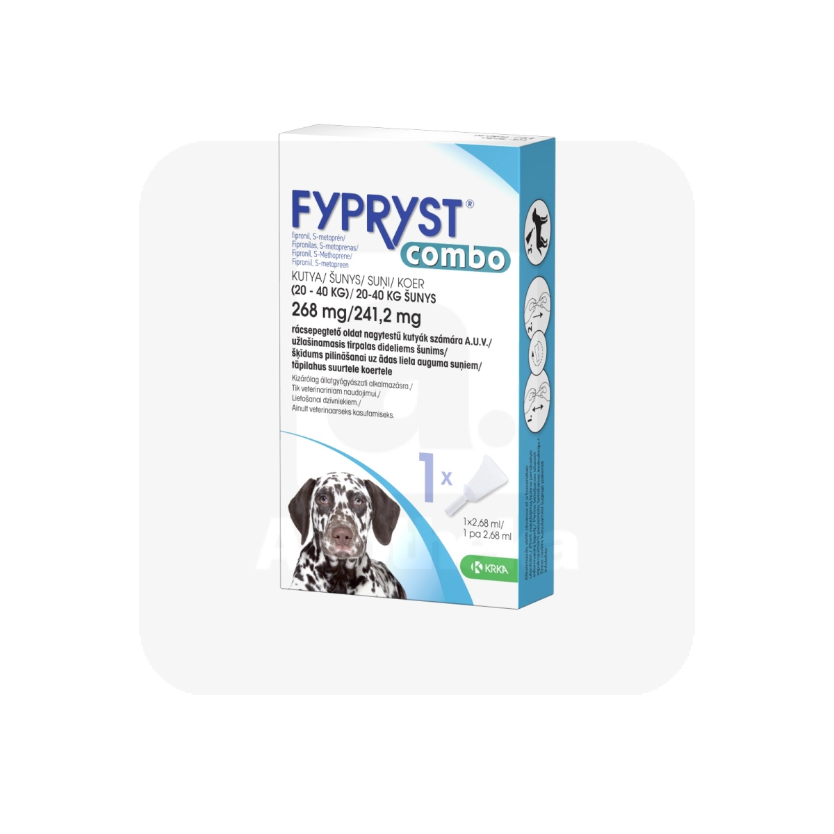 FYPRYST COMBO TÄPILAHUS 268+241,2MG/2,68ML N1 (20-40KG) - Изображение товара