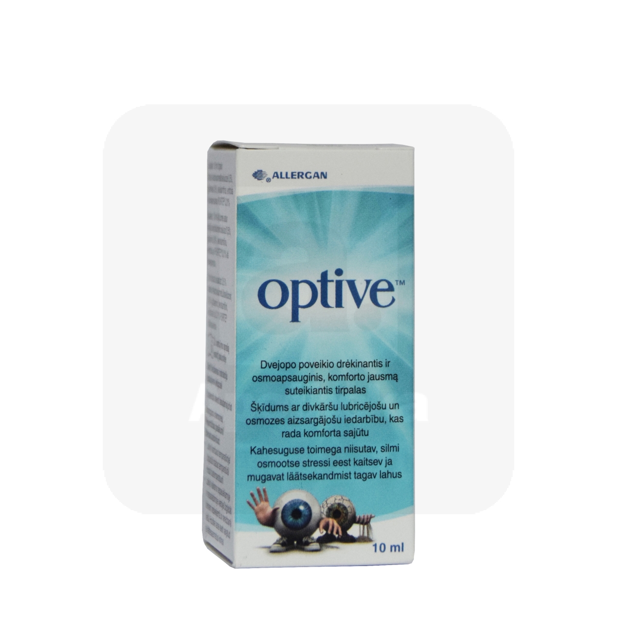 OPTIVE LIBESTAVAD JA NIISUTAVAD SILMATILGAD 10ML - Изображение товара