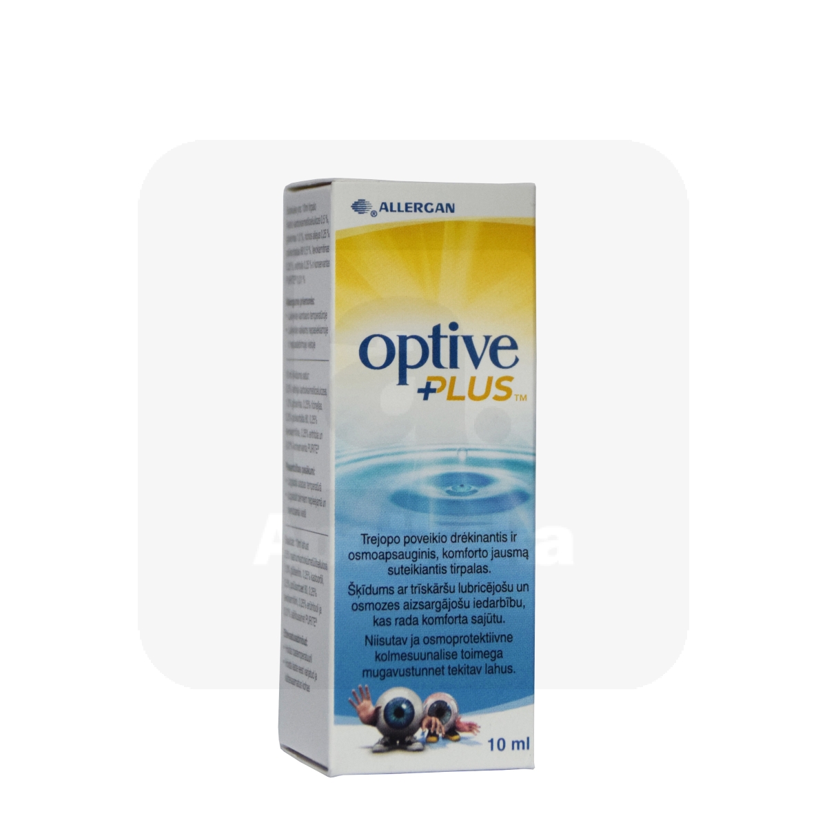 OPTIVE PLUS SILMATILGAD KOLMESUGUSE TOIMEGA 10ML - Изображение товара