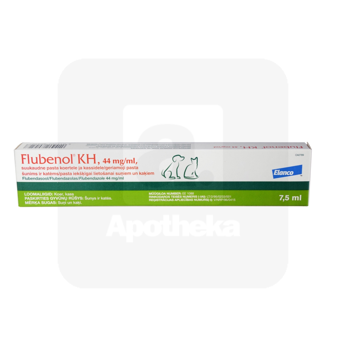 FLUBENOL KH SUUKAUDNE PASTA 44MG/1ML 7,5ML N1 - Изображение товара