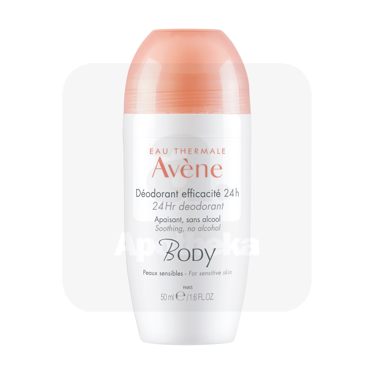 AVENE BODY DEODORANT ROLL-ON 24H 50ML - Изображение товара