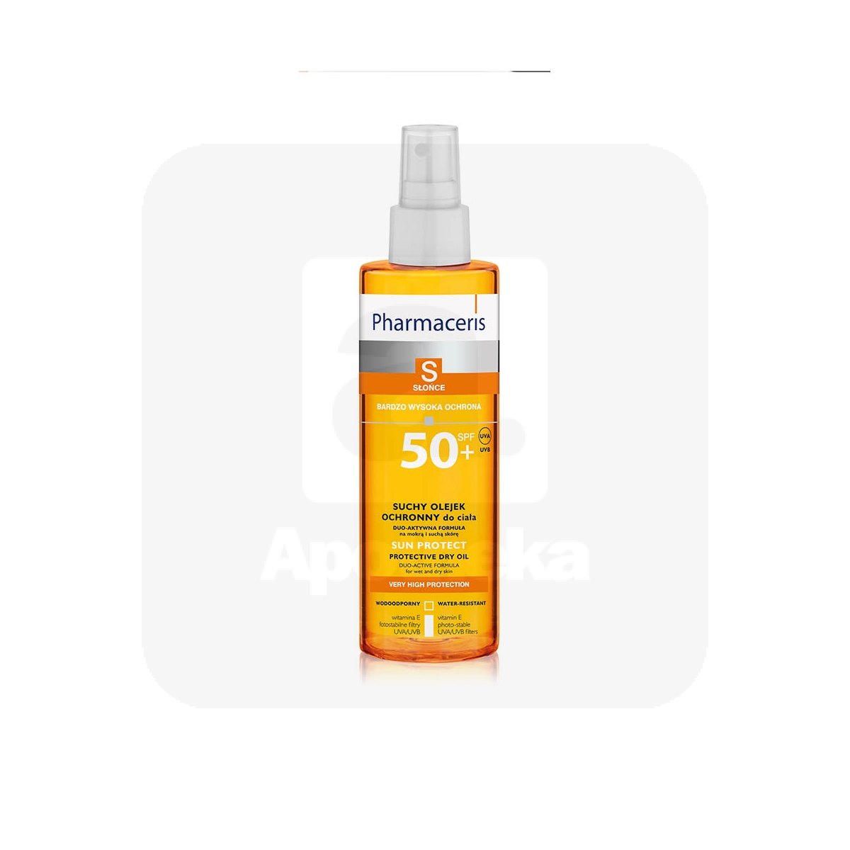 PHARMACERIS S PÄIKESEKAITSEÕLI SPREI SPF50+ 200ML