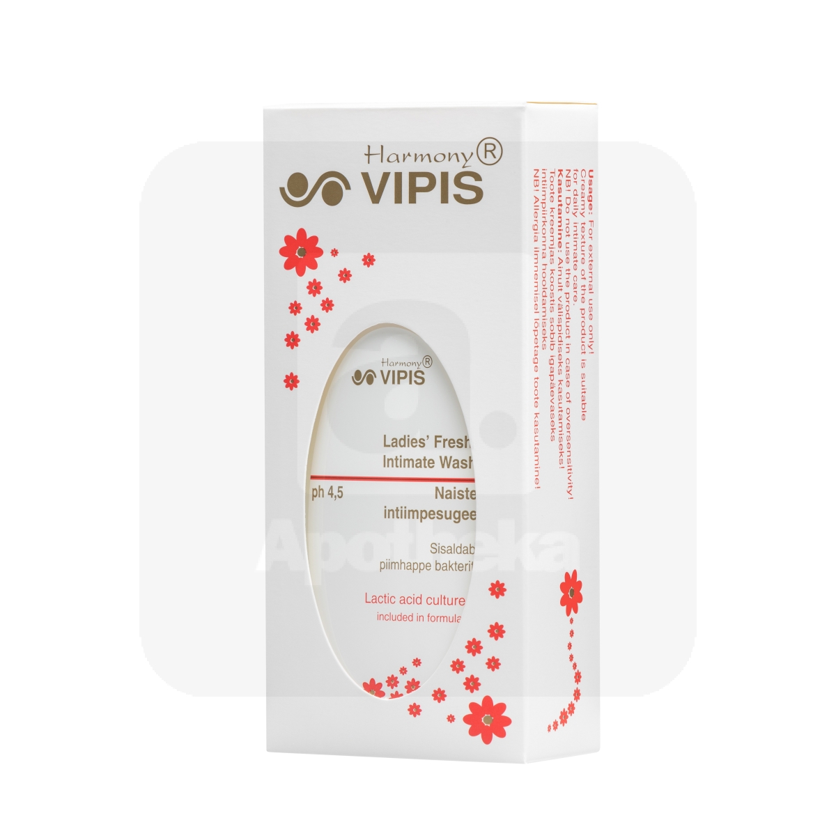 VIPIS INTIIMPESUGEEL PH4,5 250ML - Изображение товара