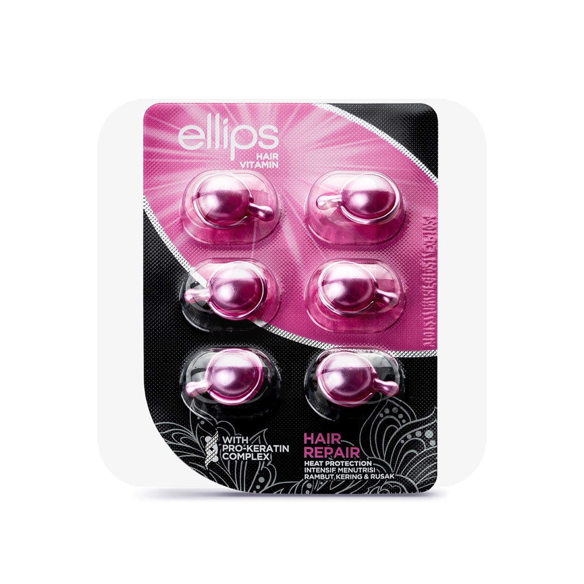 ELLIPS HAIR REPAIR JUUKSEVITAMIINID PEALEMÄÄRITAVAD 1ML N6 - Изображение товара 1