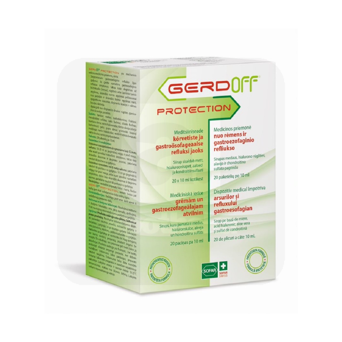 GERDOFF PROTECTION 10ML N20 - Изображение товара