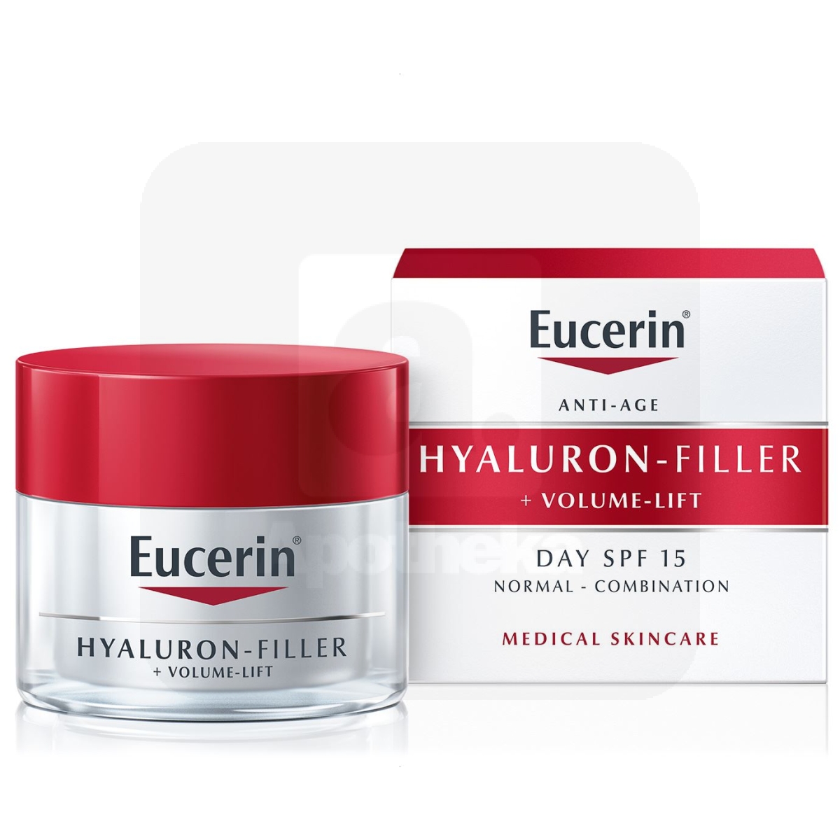 EUCERIN HYALURON FILLER+VOLUME PÄEVAKREEM NORM NAHALE 50ML - Изображение товара